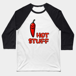 Hot Stuff Red Chili Baseball T-Shirt